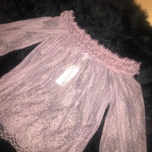 🔮Purple Lace Top
